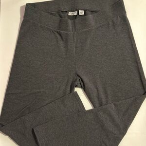 Cato Charcoal Gray Stretch Leggings
